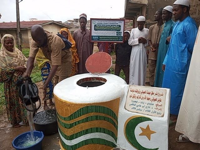 استيراد المياه الصافية من البئر